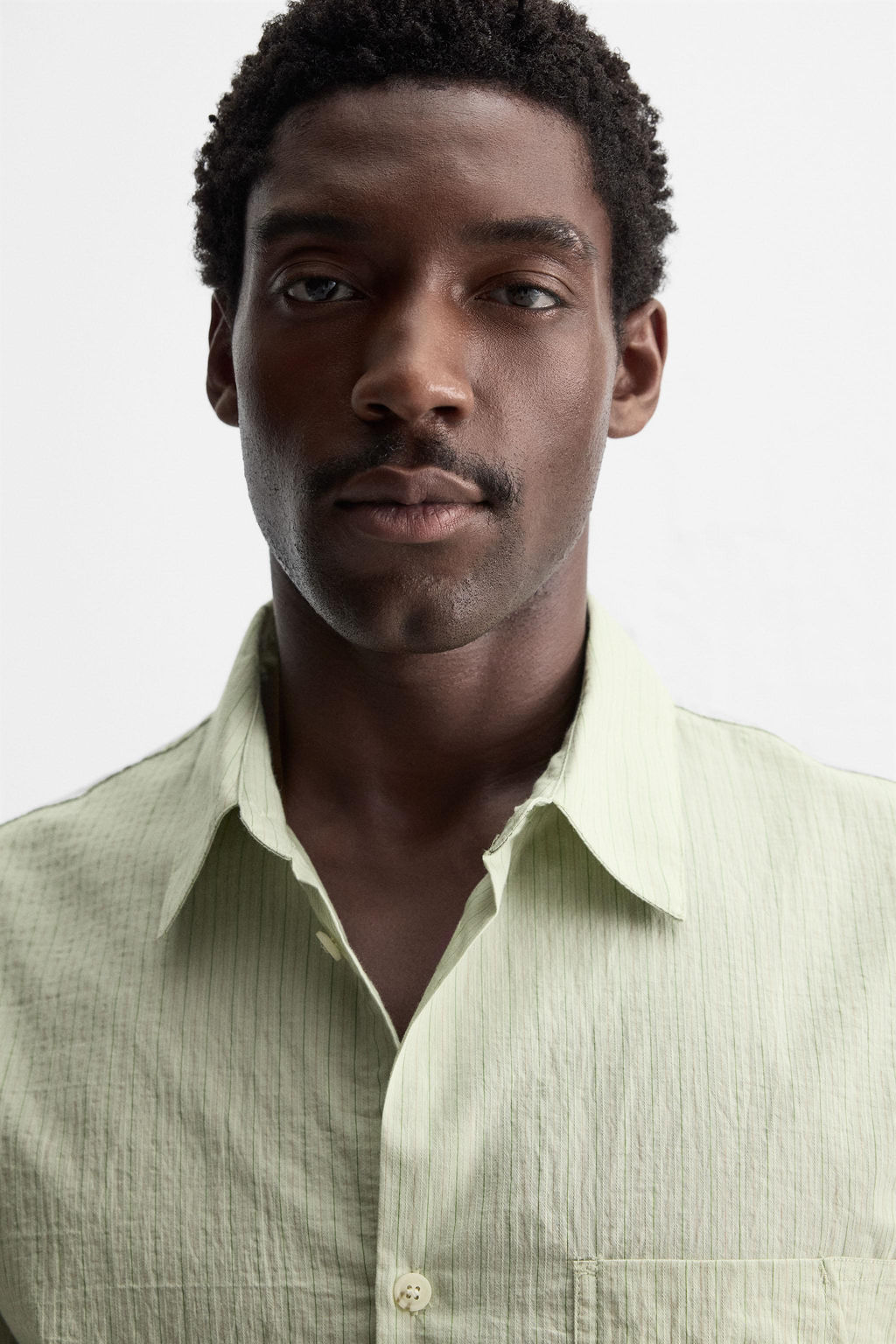 TEXTURED STRIPE SHIRT - Zara фото 13