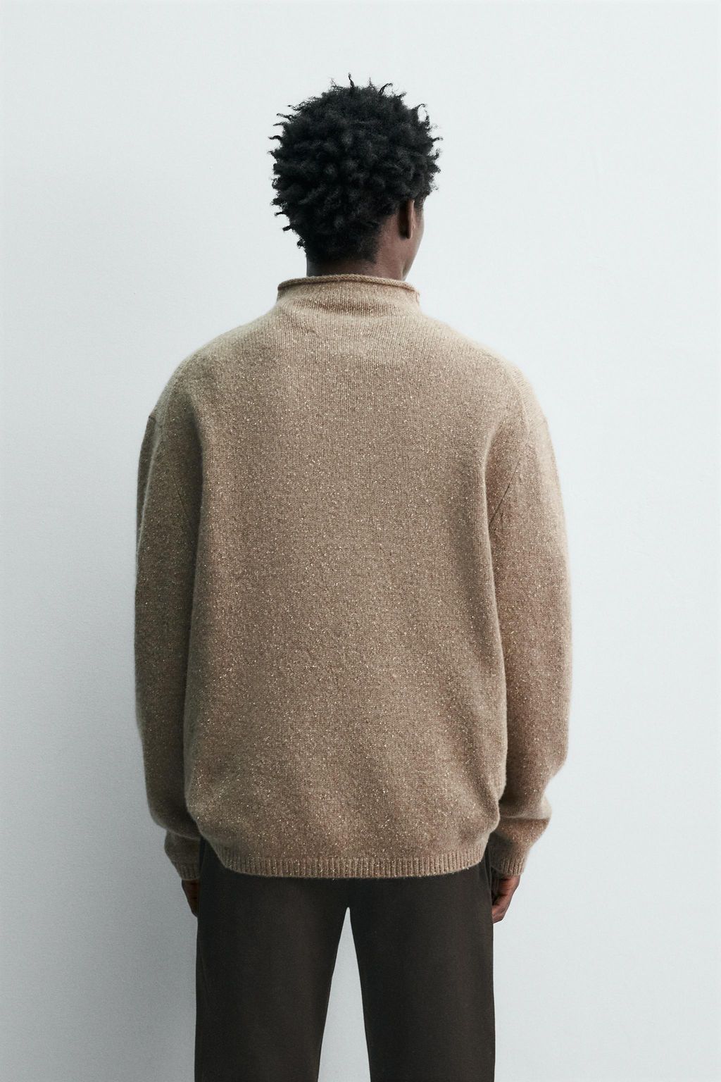 WOOL - SILK SWEATER WITH BUTTONS - Zara фото 3