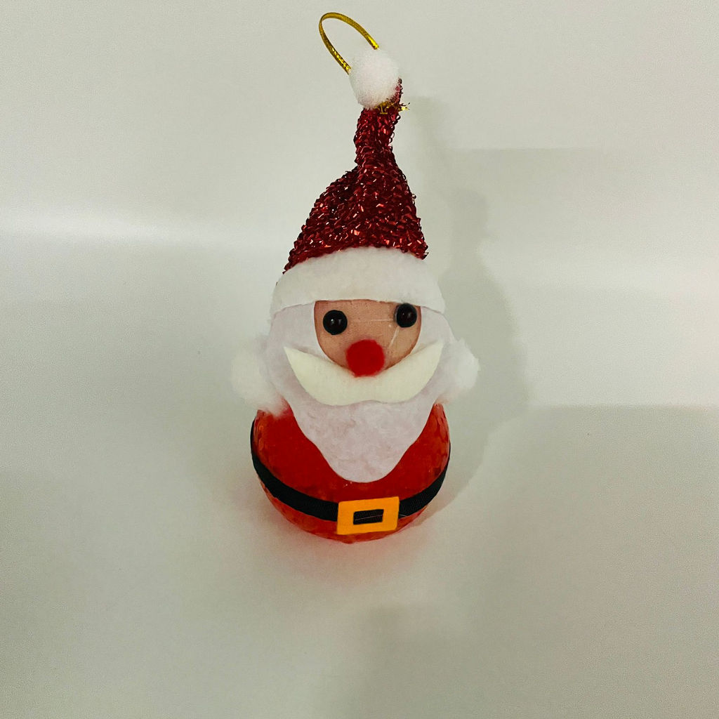 Елочная игрушка - Дед Мороз 9 см 12 шт в уп (свет) (арт. 6210-9) - Ип лебедев о.ю фото 3