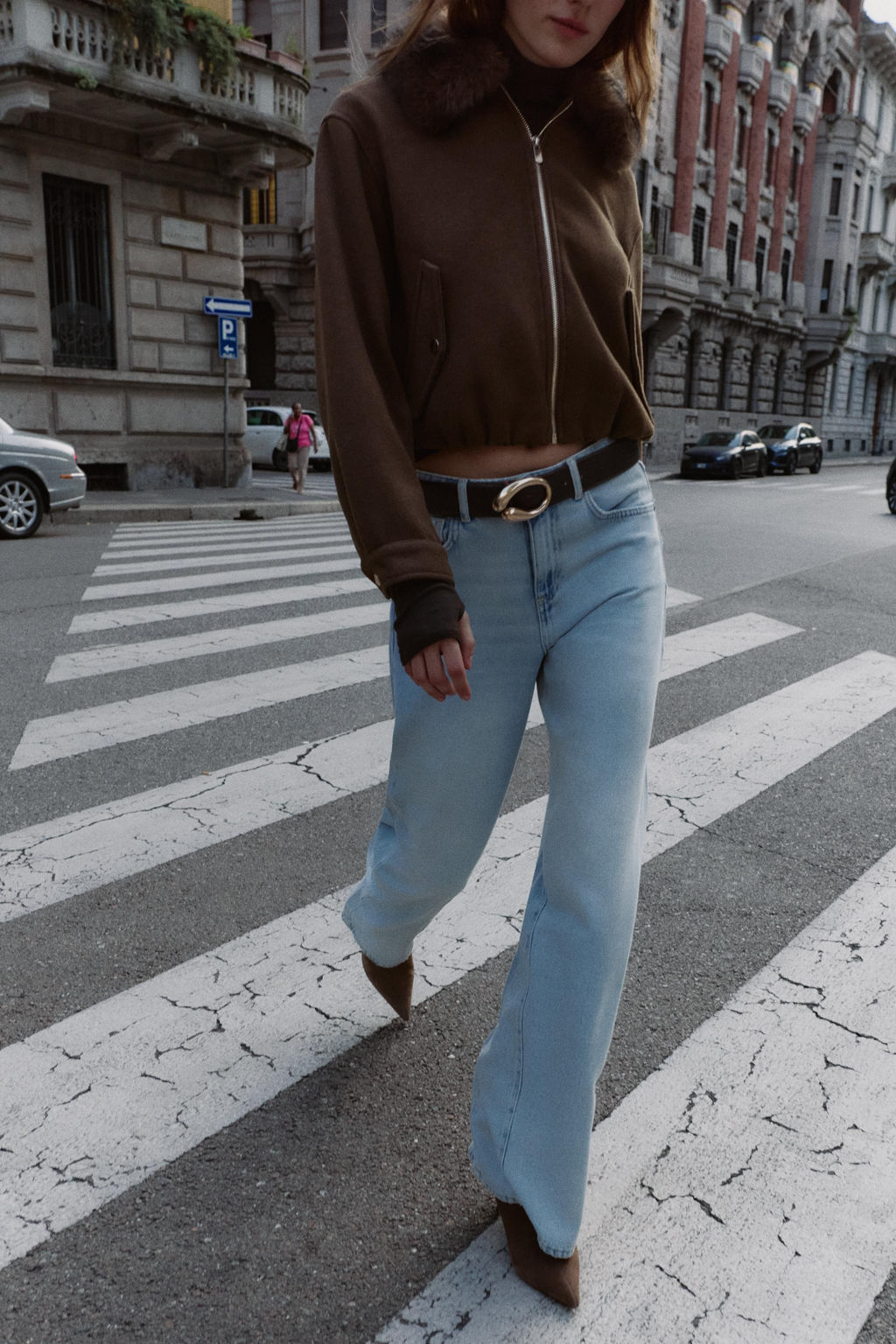 Z1975 WIDE-LEG HIGH-WAIST JEANS - Zara фото 4