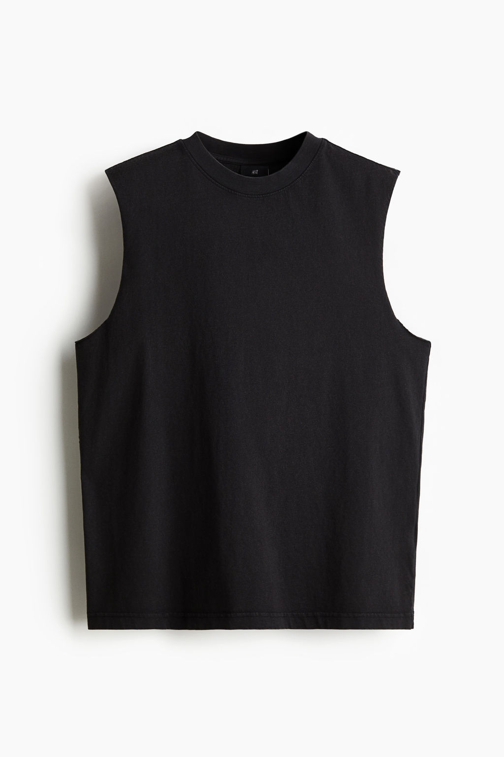 Camiseta sin mangas efecto lavado Regular Fit