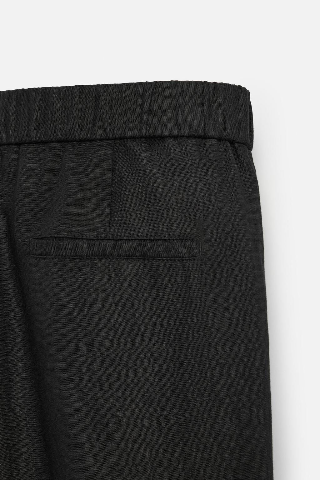 100% LINEN TROUSERS - Zara фото 22