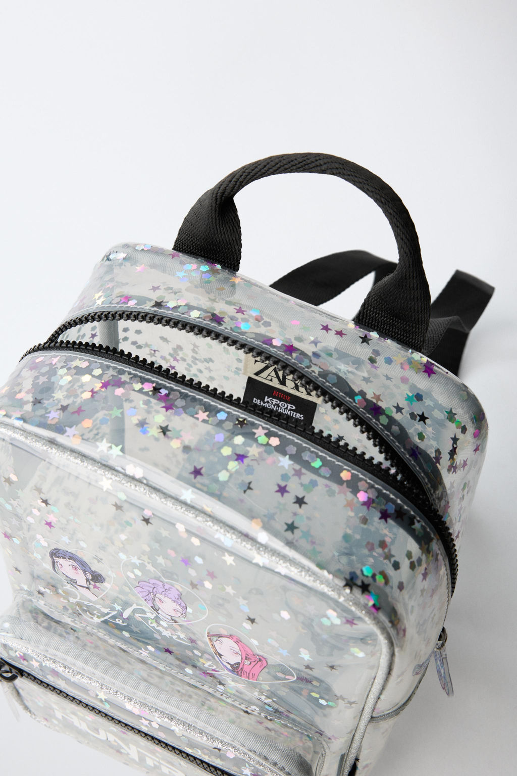 MOCHILA KPOP DEMON HUNTERS NETFLIX / Gris - Zara фото 4