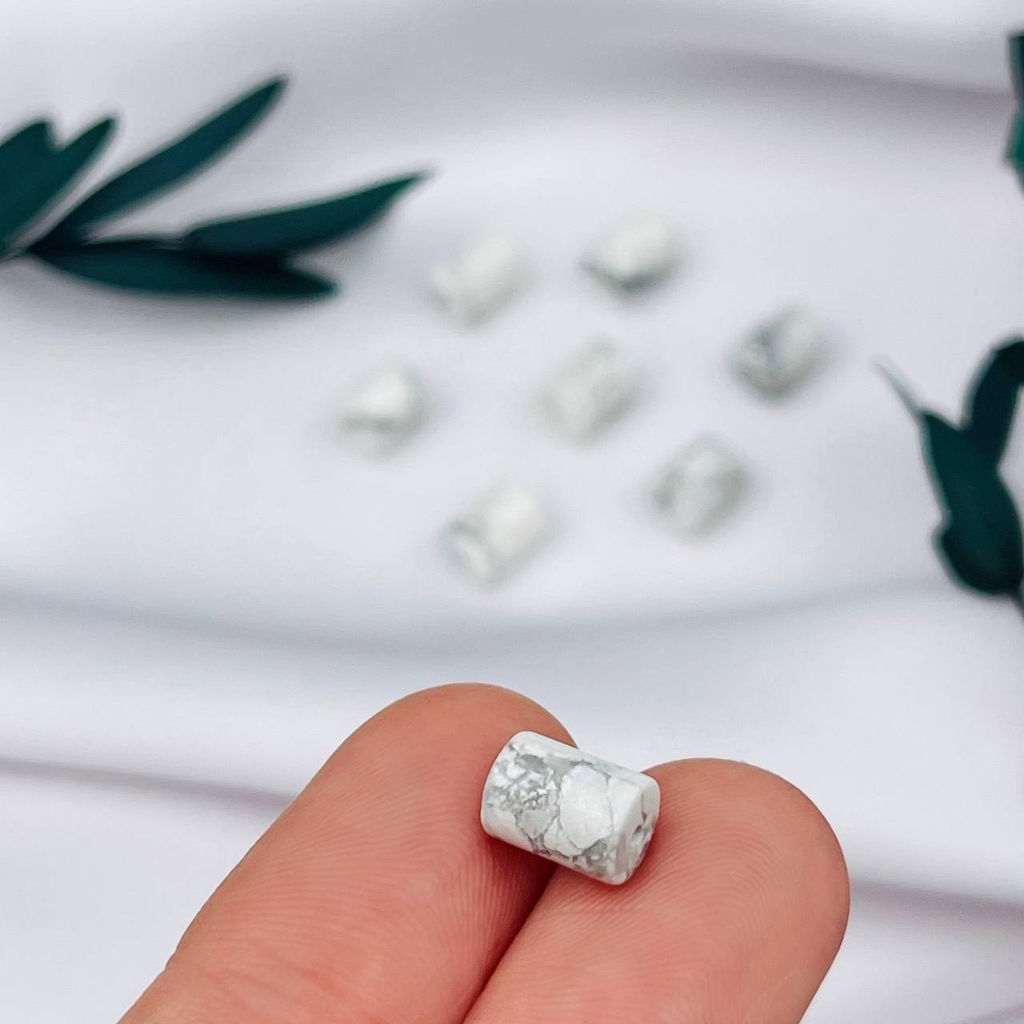 Бусины для украшений из Говлита (10 шт)