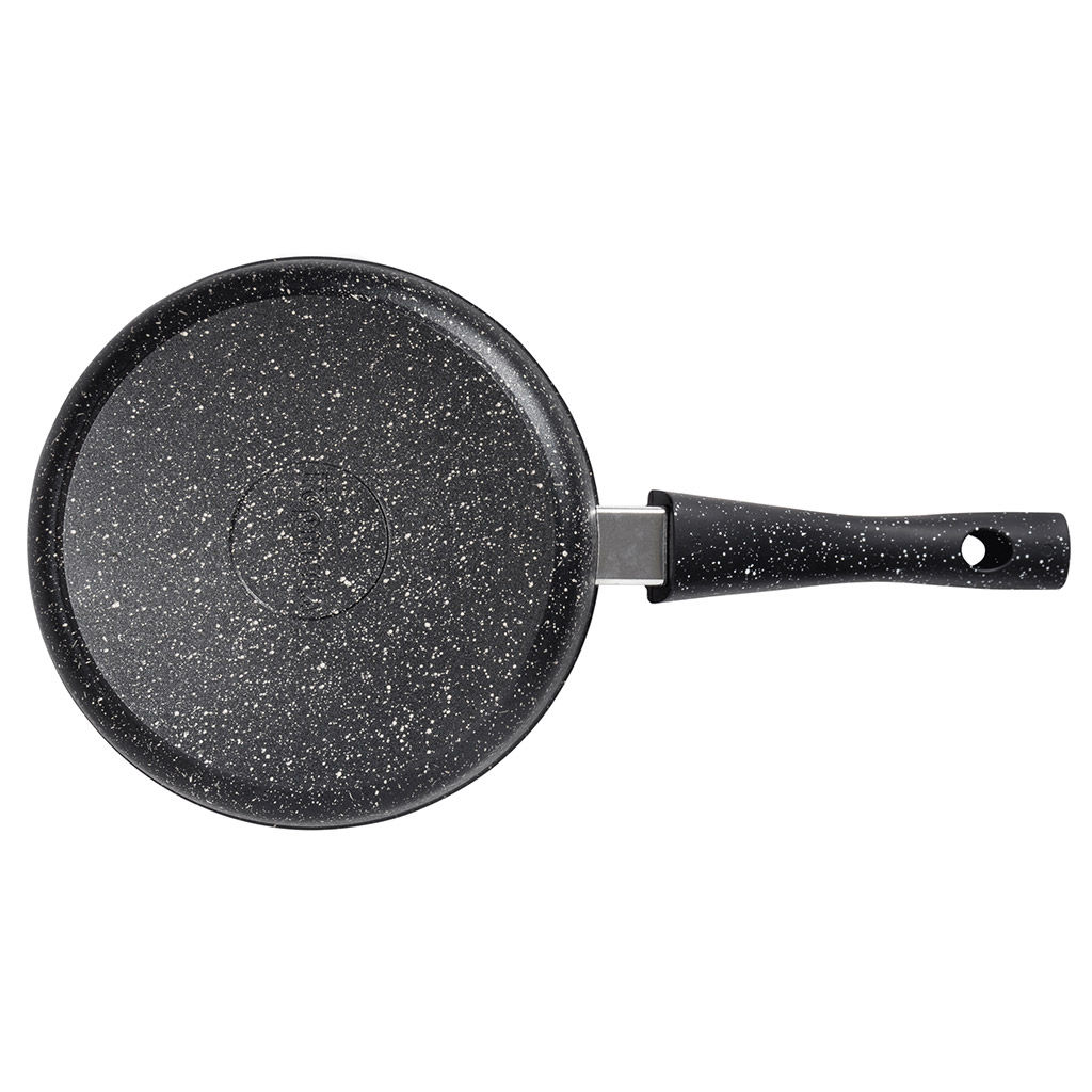 Ковш с тефлоновым покрытием 1,0л, д16см Гранит, h7см, s0,4см, съемная ручка из термостойкого пластика (Россия) - Домашняя мода фото 3