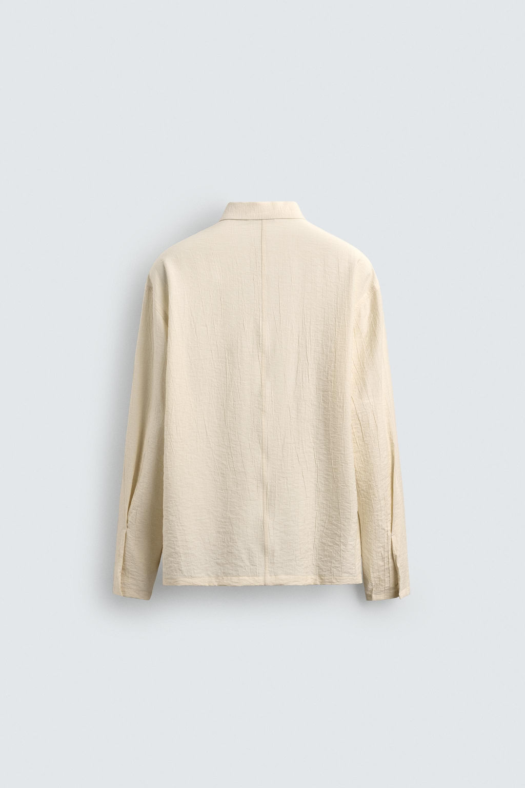 CREASED-EFFECT FLOWING SHIRT - Zara фото 8