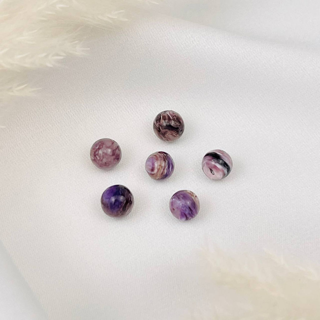 Бусины для украшений из Чароита (10 шт)