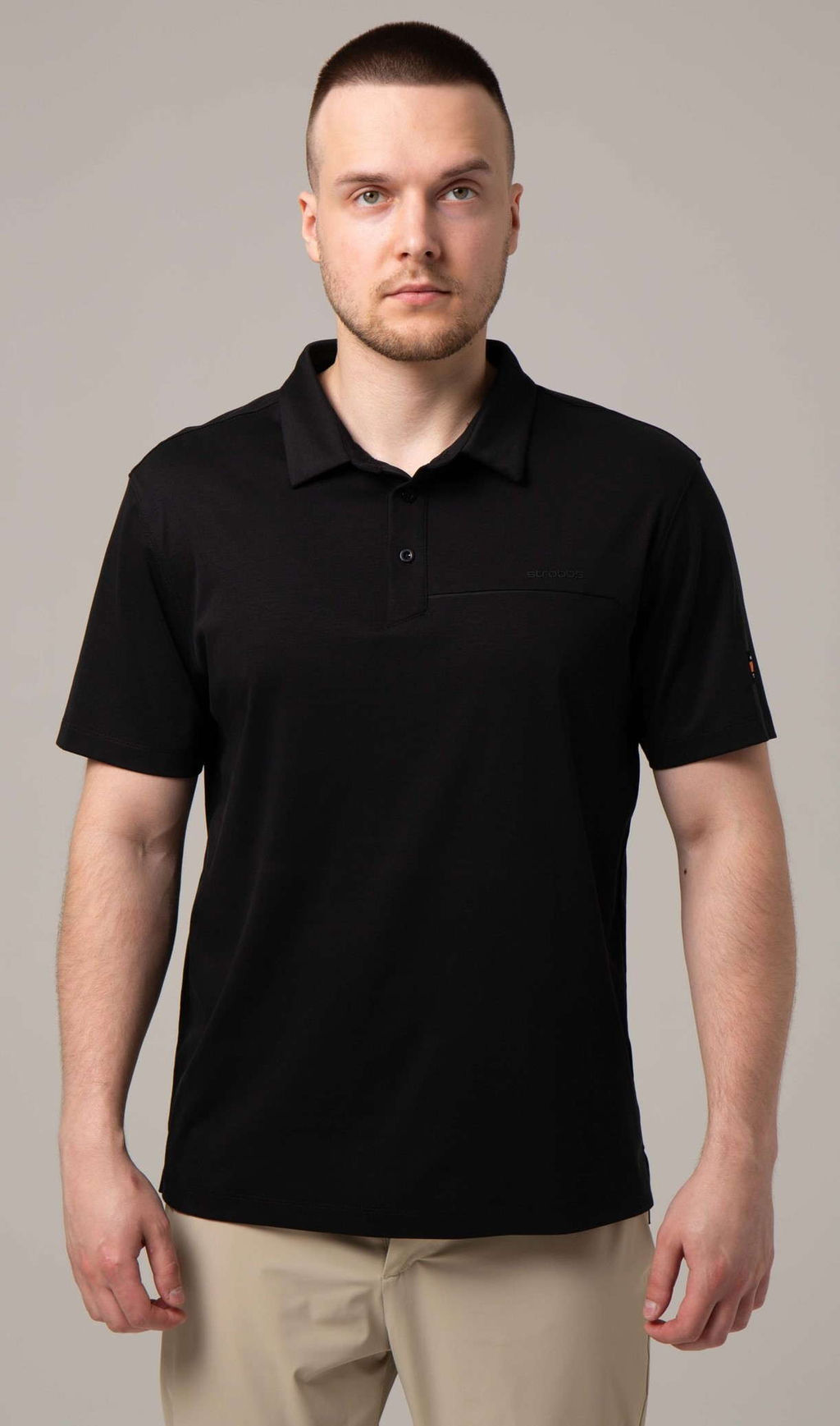 E2496-3 поло мужское - Strobbs фото 3