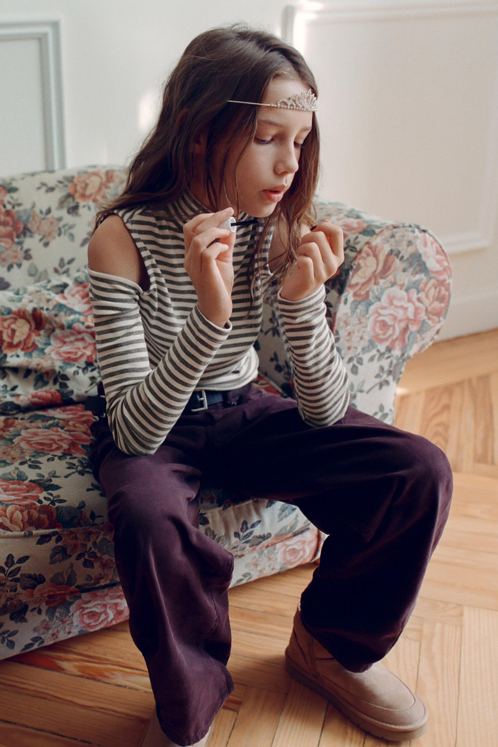 TURTLENECK CUT-OUT T-SHIRT - Zara фото 6