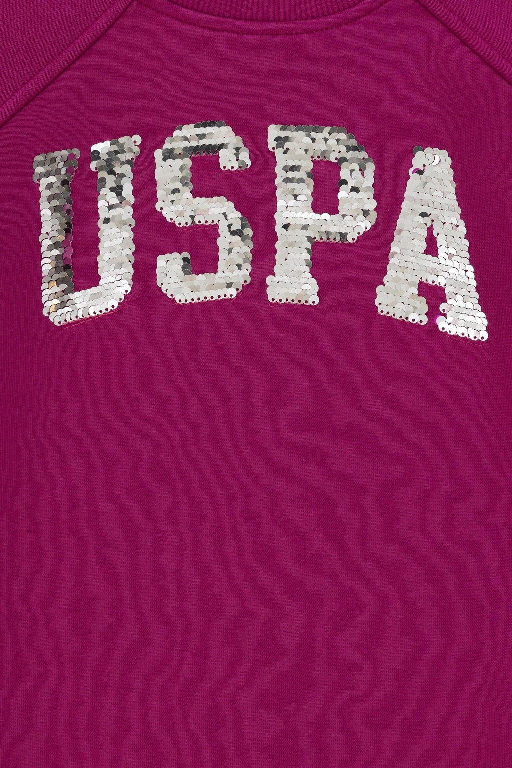 Трикотажное платье цвета фуксии для девочки - U.s. polo assn фото 6