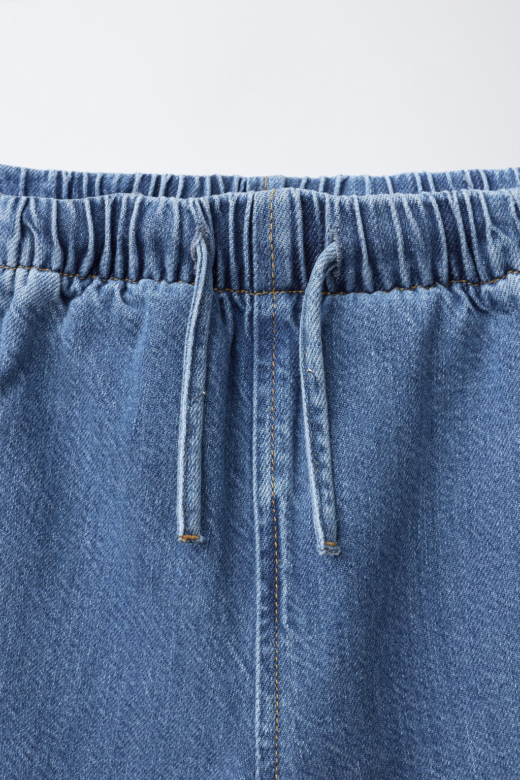 WIDE-LEG JEANS WITH DRAWSTRINGS - Zara фото 9