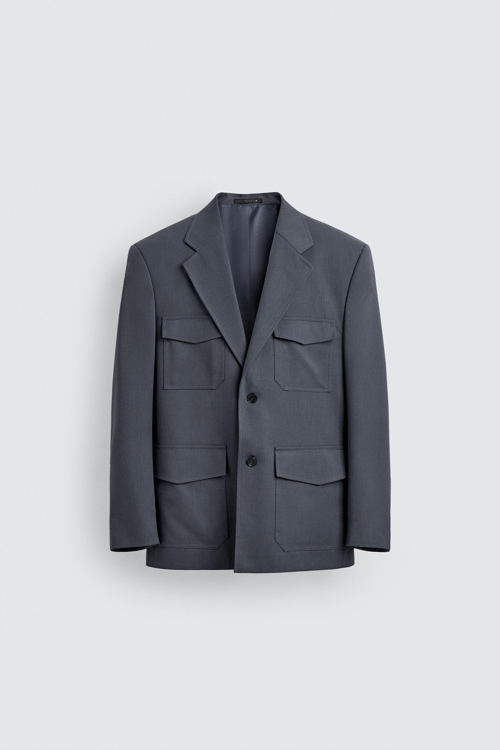 BLAZER TRAJE BOLSILLOS / Azul - Zara фото 6