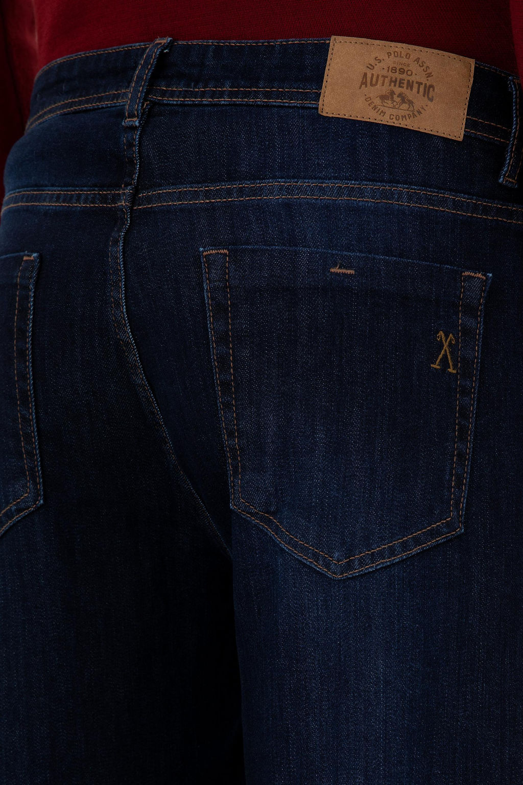 Мужские темно-синие джинсовые брюки Неожиданная скидка в корзине - U.s. polo assn фото 6