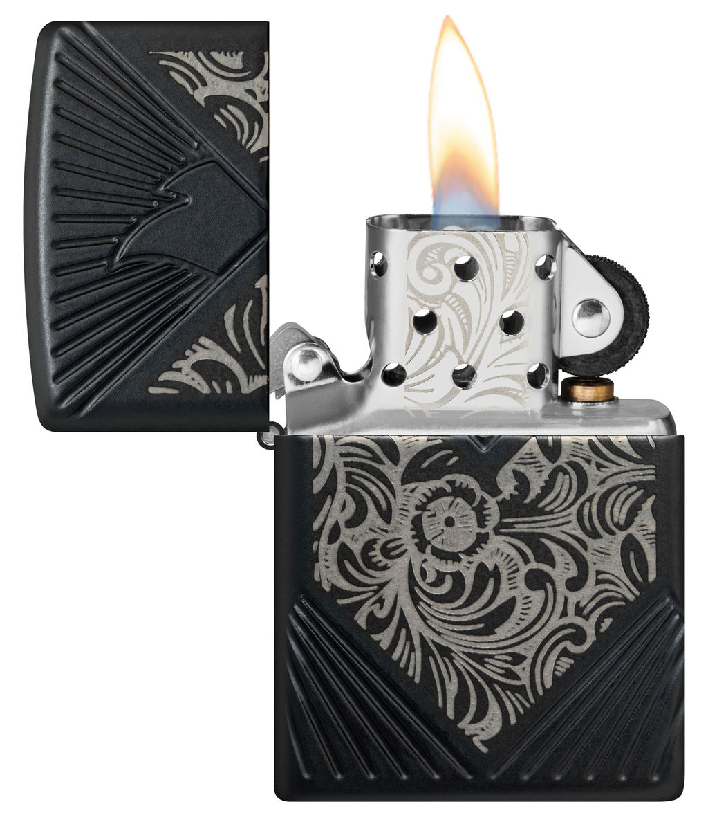 ЗажигалкаZIPPO Armor® Коллекционная с черным матовым покрытием | Collectible of the Year 46025