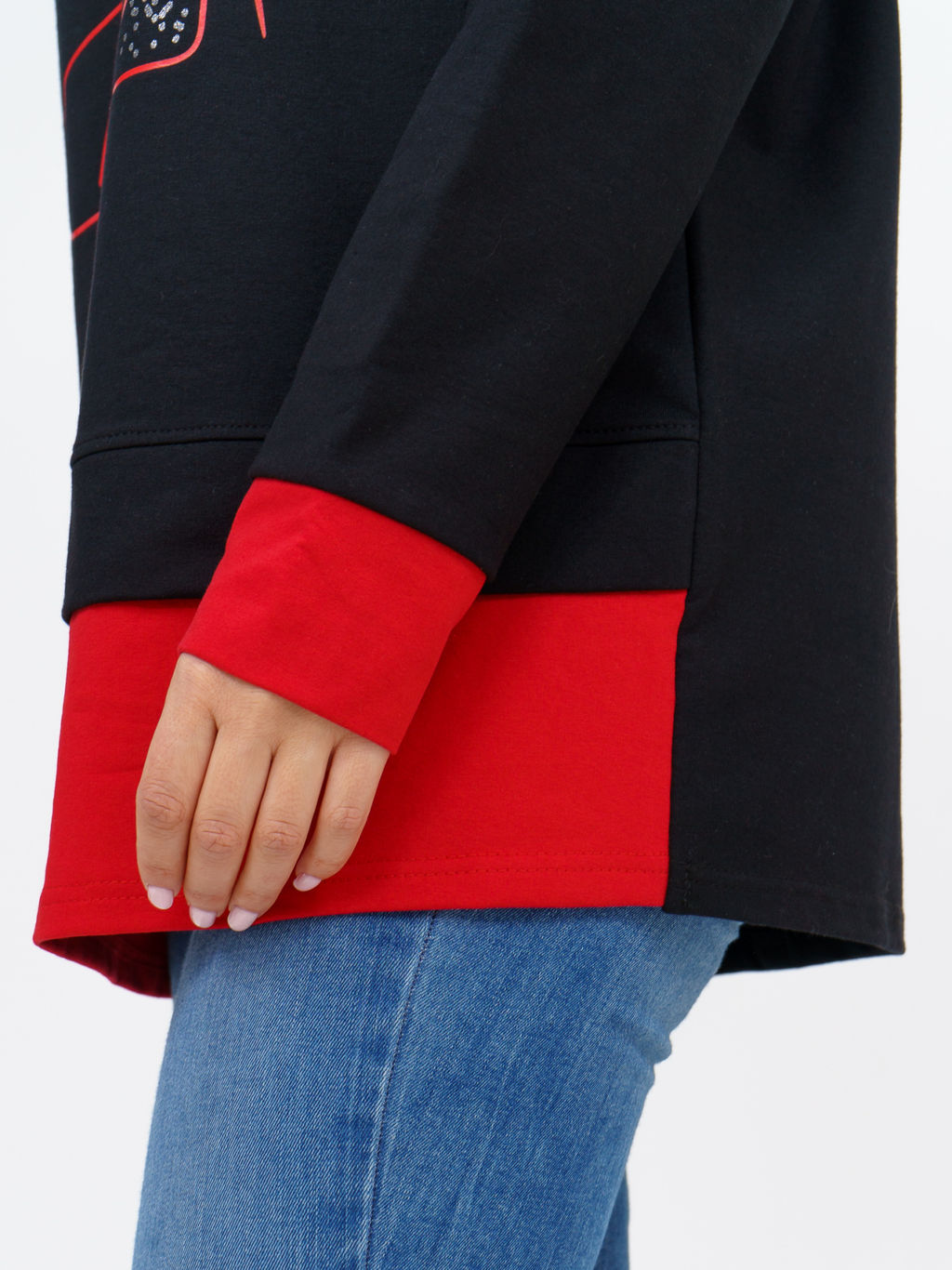 845 Туника "красный"