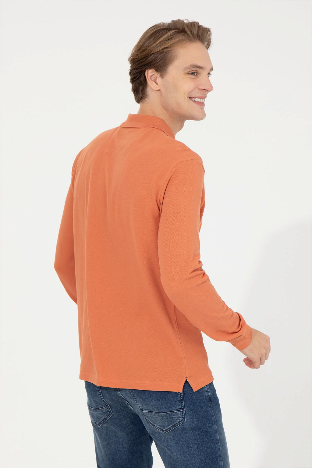 Мужская толстовка с воротником поло с плиткой Basic - U.s. polo assn фото 11