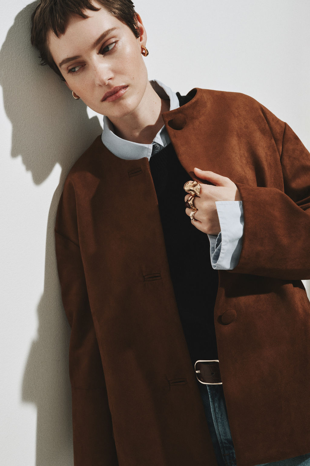 Chaqueta sin cuello - H&m фото 3