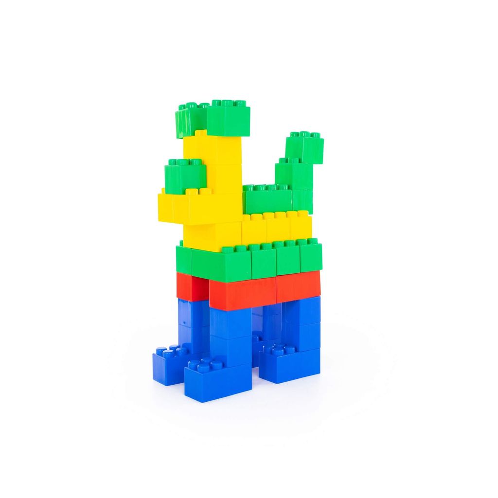 Конструктор строительный XXL, 72 элемента - Полесье фото 4