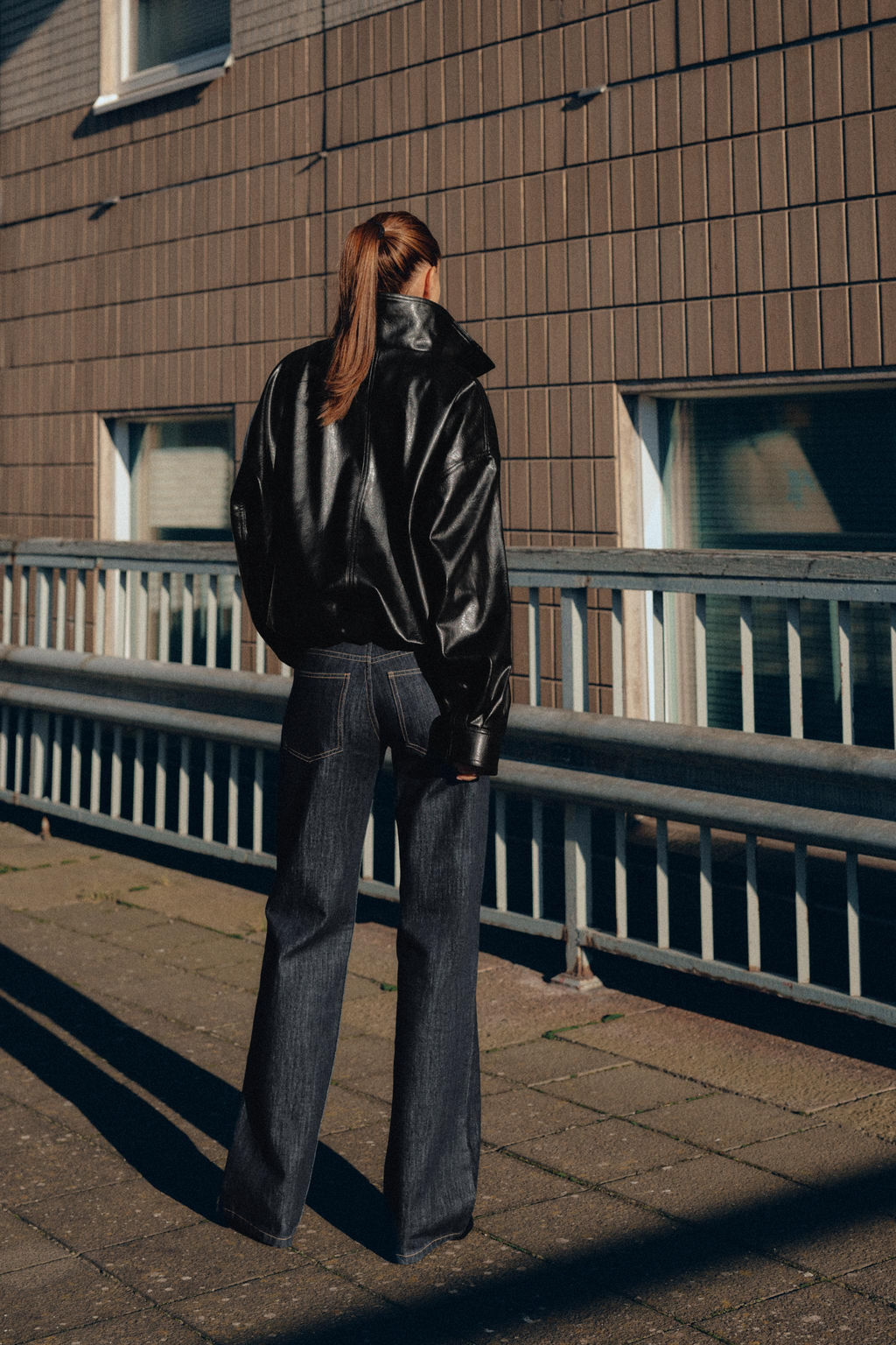 FAUX LEATHER VOLUME JACKET - Zara фото 6