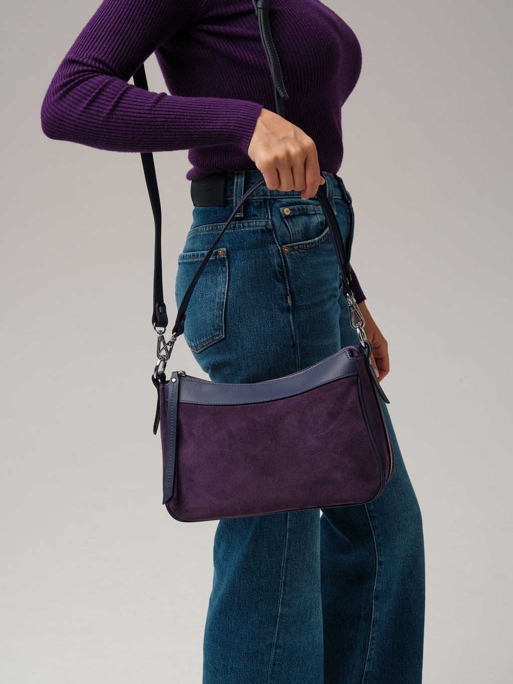 Сумка Azaro 30609 фиолетовый цветок