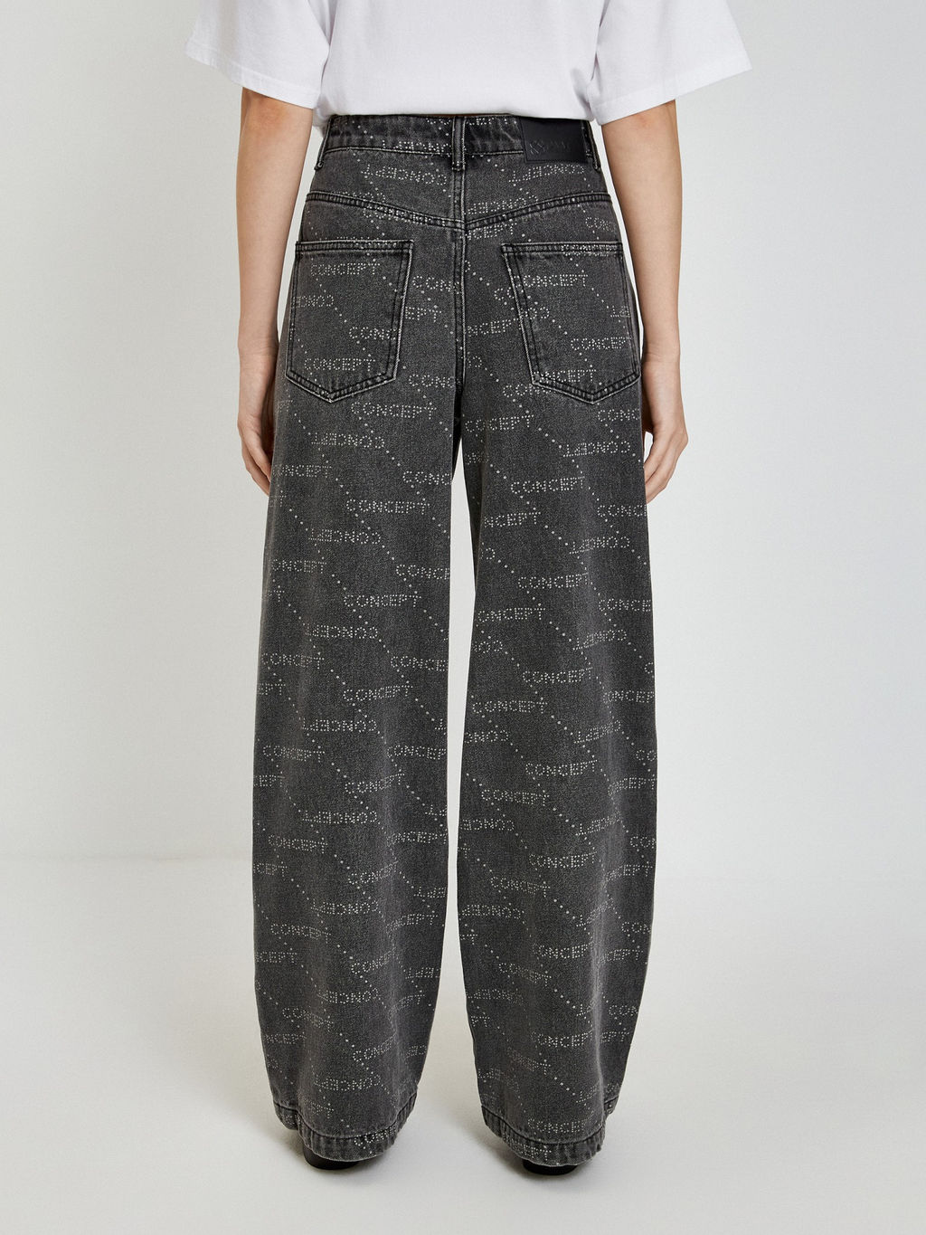 10200440095 Брюки джинсовые жен. Disfrute темно-серый - Concept club фото 4