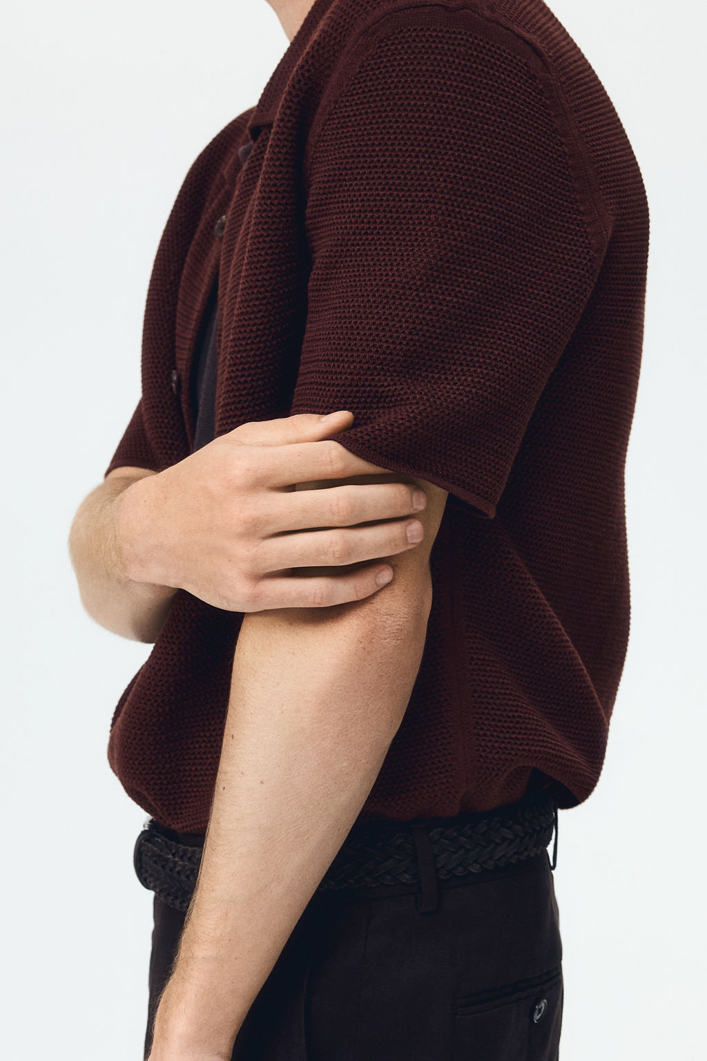 Camisa en punto calado Regular Fit - H&m фото 6