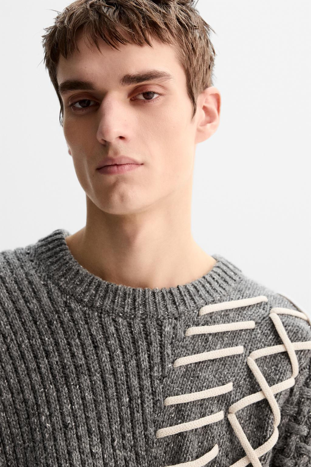 LIMITED EDITION SWEATER WITH CONTRAST TRIMS - Zara фото 6