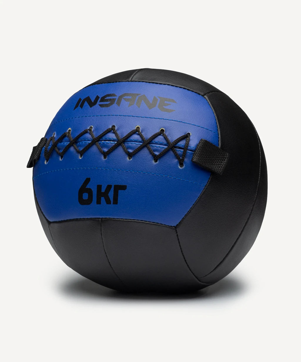 Медбол INSANE IN24-WB100 6 кг, синий