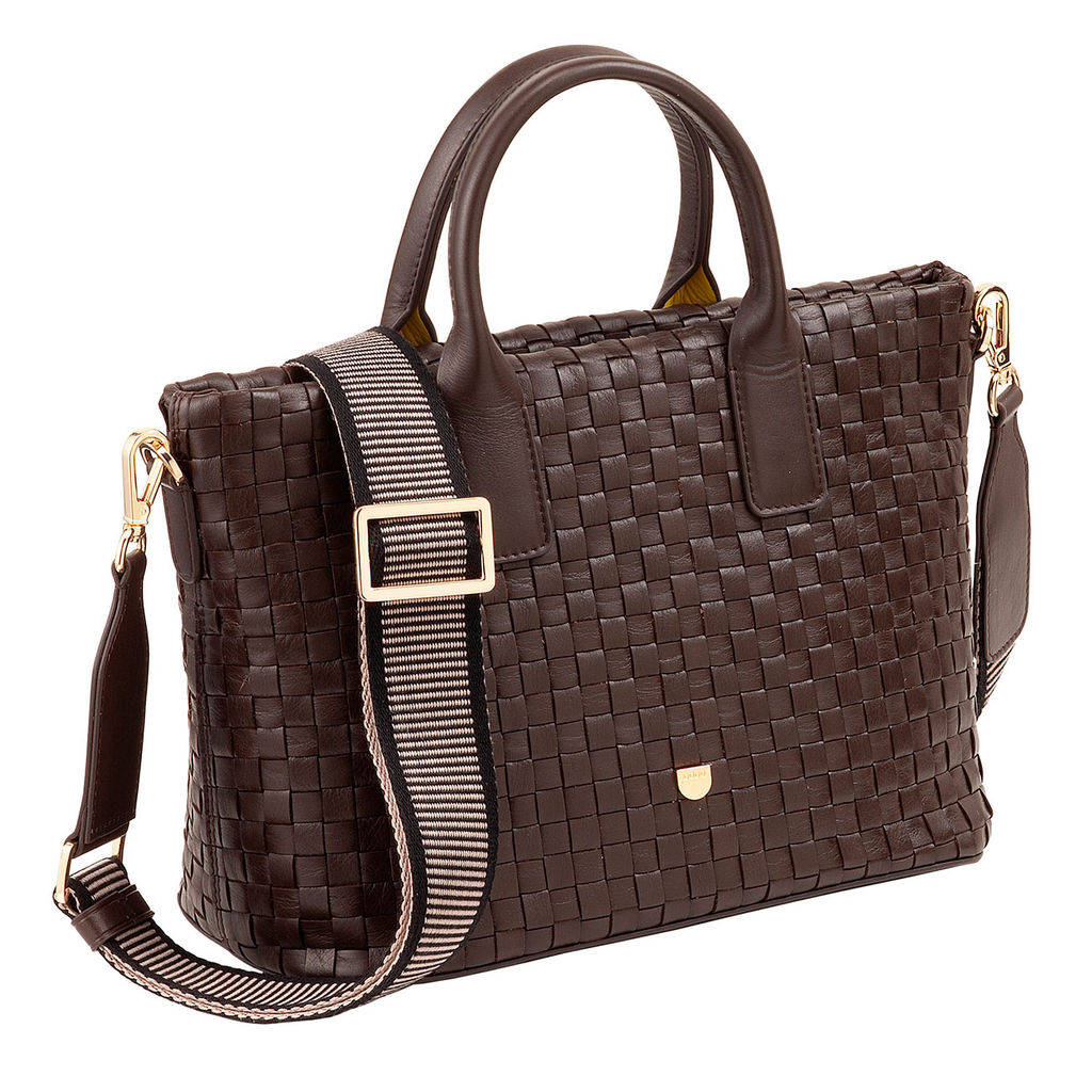 Итальянская женская сумка DuDu Bags серии Jaqueline | кофейно-коричневый - Dudubags фото 2