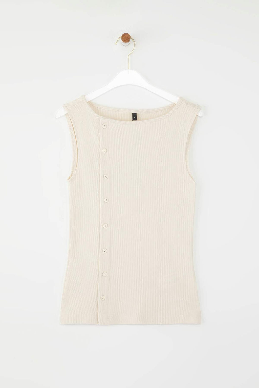 Trendyolmilla K?rm?z? Dugmeli Asimetrik Fitted/Vucuda Oturan Orme Bluz TWOSS25BZ00394 фото 26