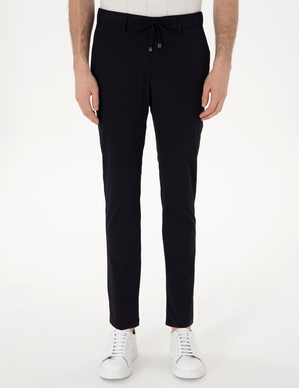 Lacivert Slim Fit Jogger Kanvas Pantolon - Pierre cardin фото 2