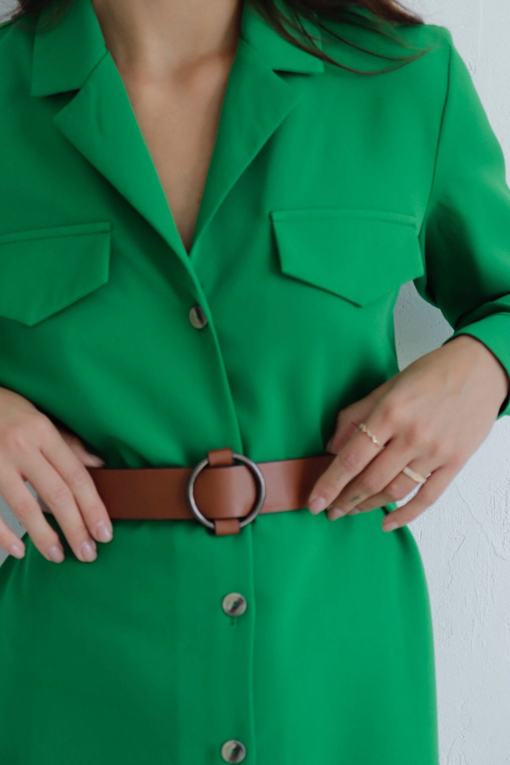 Платье-рубашка с английским воротником - Martichelli фото 156