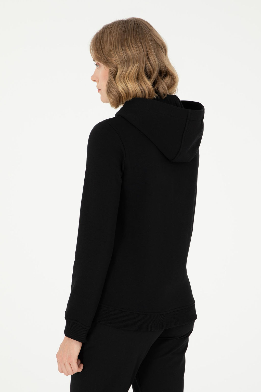 Женский черный базовый свитшот - U.s. polo assn фото 5