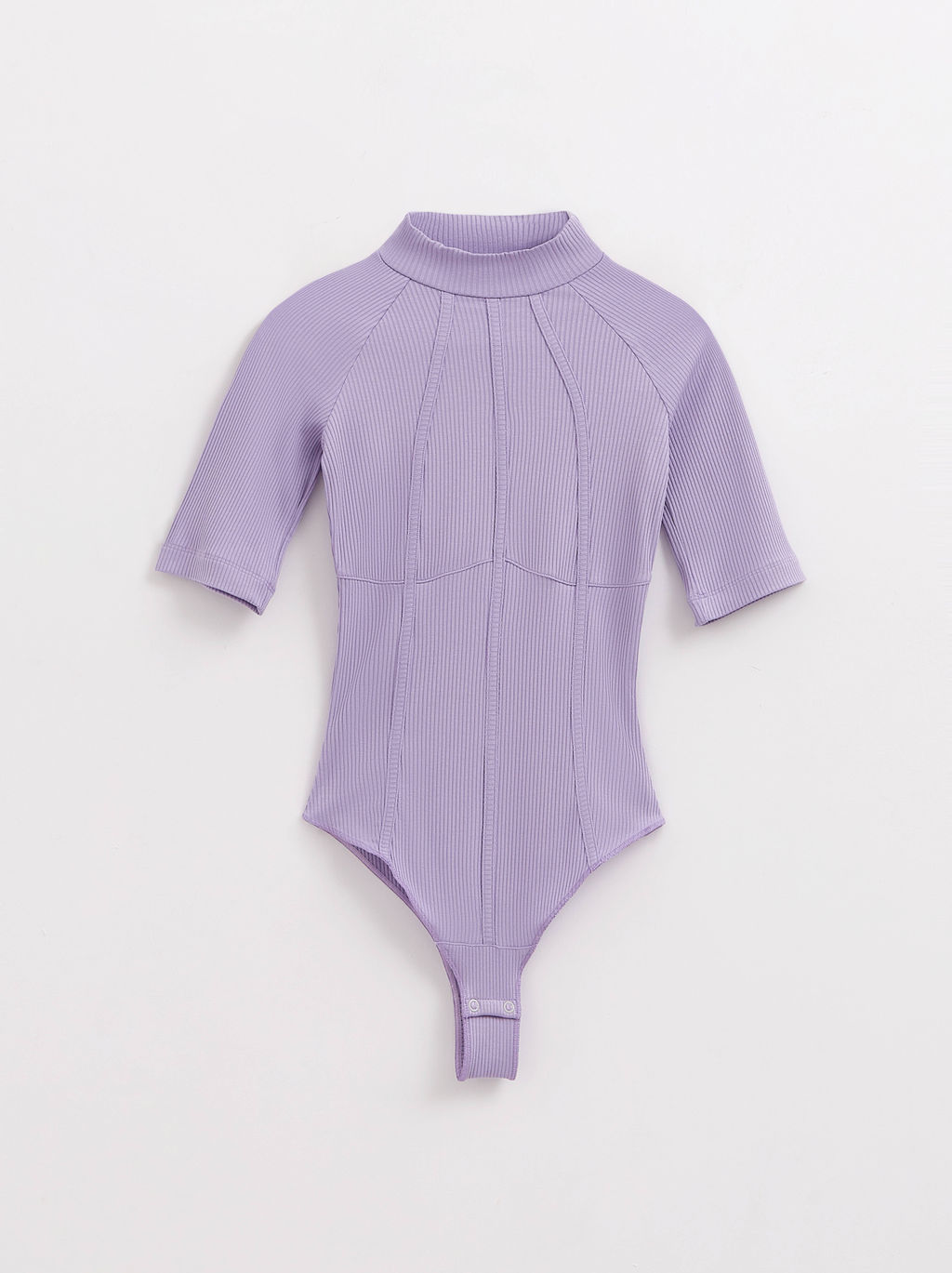 CONTE Боди в рубчик с настроченными кантами LBD 2626 pale iris - Conte elegant фото 5