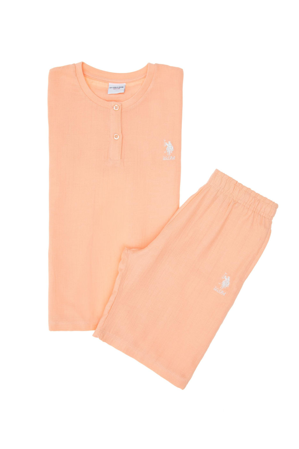 K_z _ocuk Somon Pijama Tak_m_ Sepette S_rpriz _ndirim - U.s. polo assn фото 9