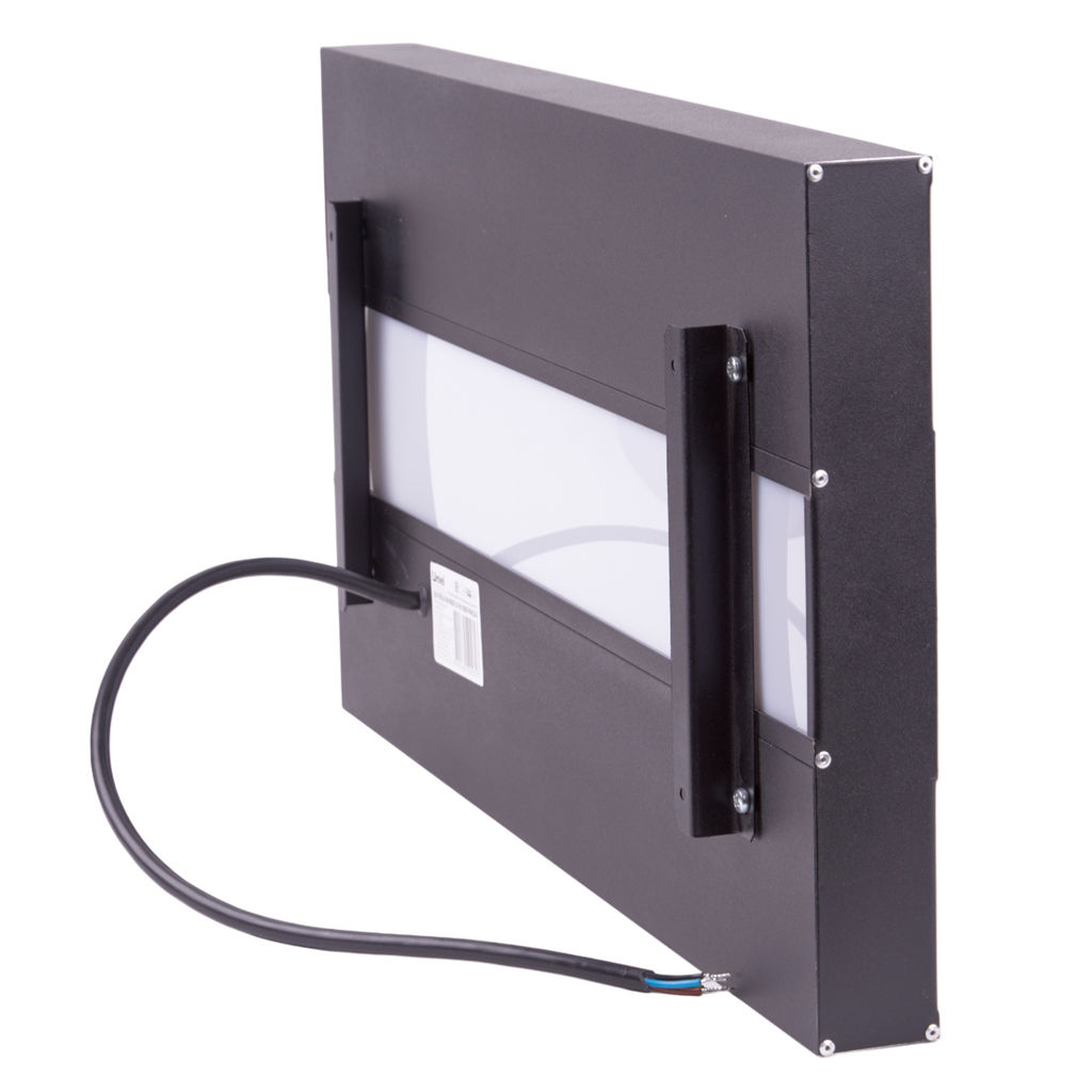 ULO-K16B 2x16W/4000K/L50 5W/3000K IP44 BLACK Светильник линейный светодиодный подвесной с фоновой подсветкой. Белый свет (4000К). Алюминий. Цвет черный. TM Uniel