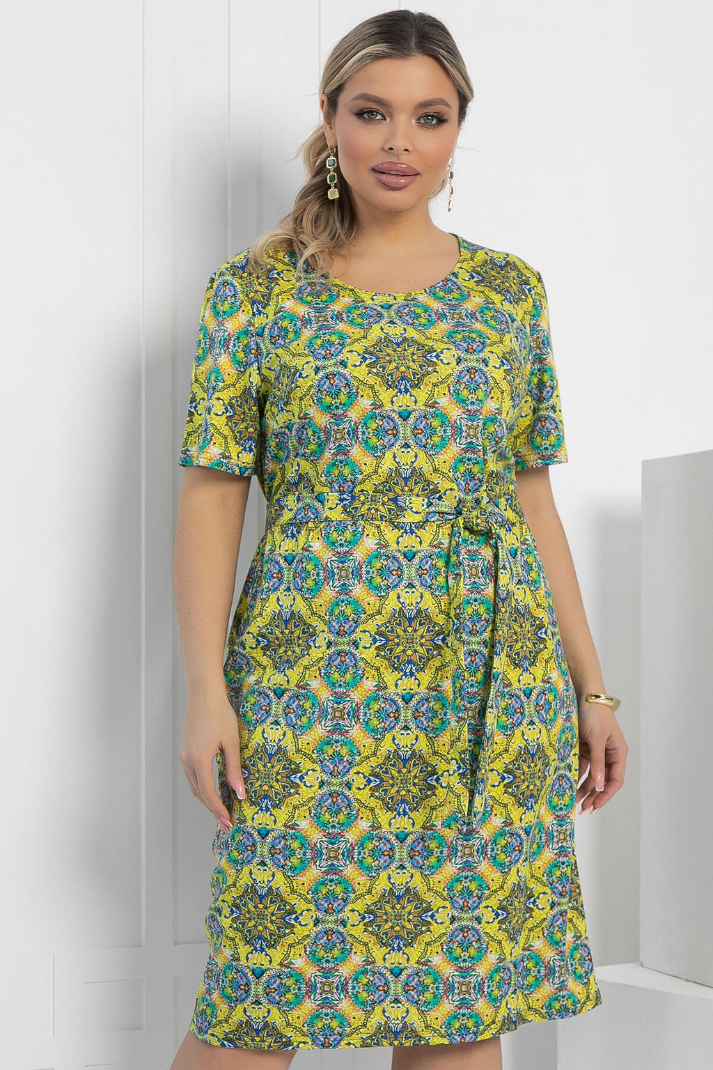 Платье Весеннее чувство (желтое) П12922-25М - Lt collection фото 5