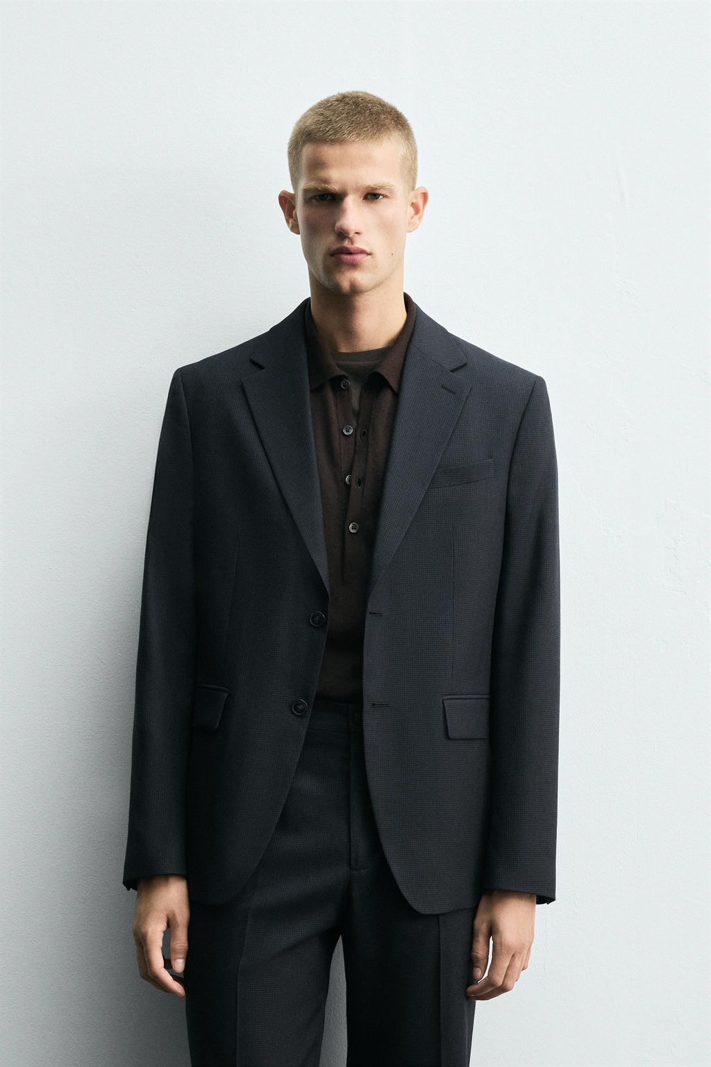 HOUNDSTOOTH SUIT BLAZER - Zara фото 2