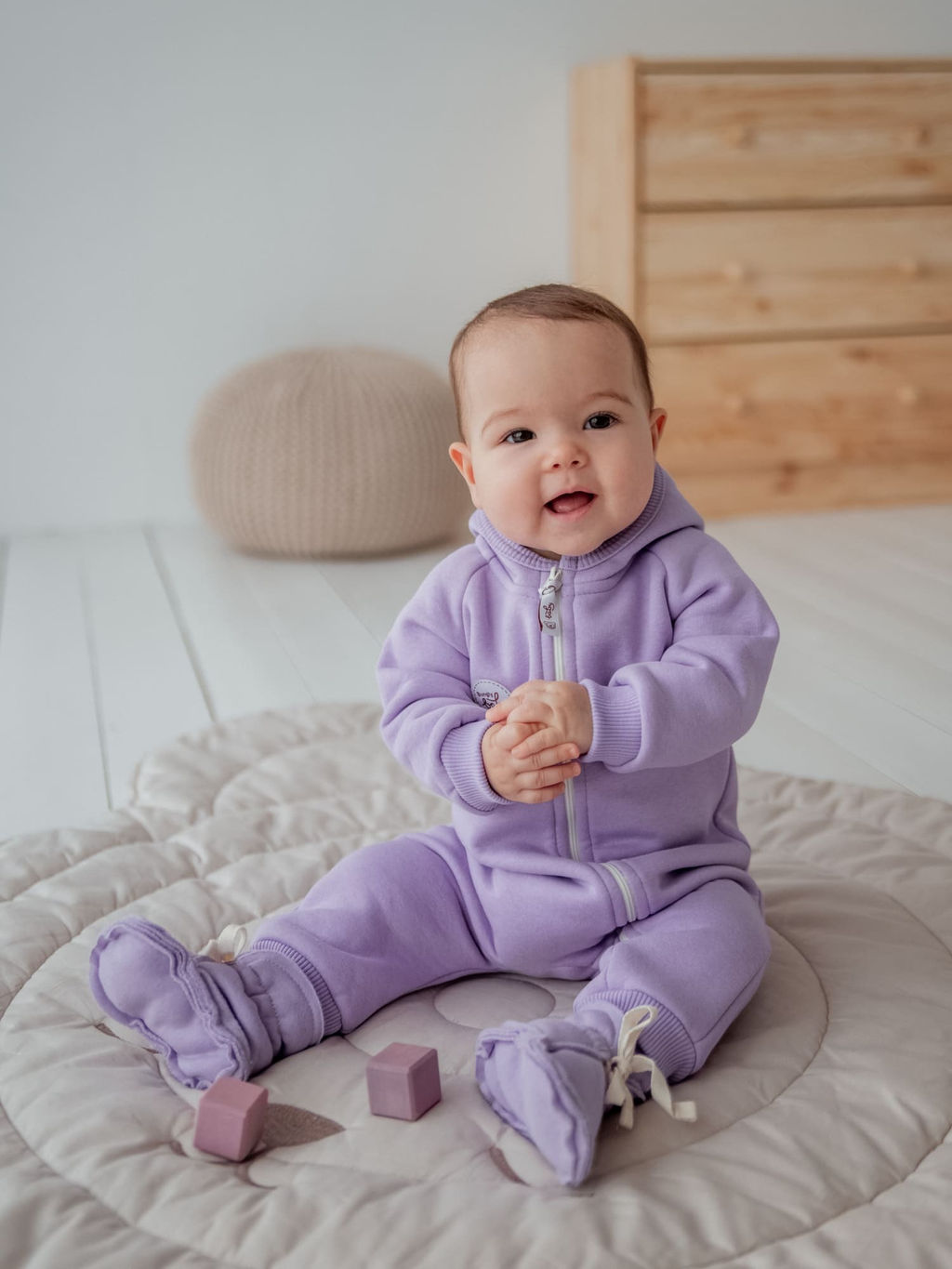 Моксы Лаванда утепленные 0+ - Bungly фото 2