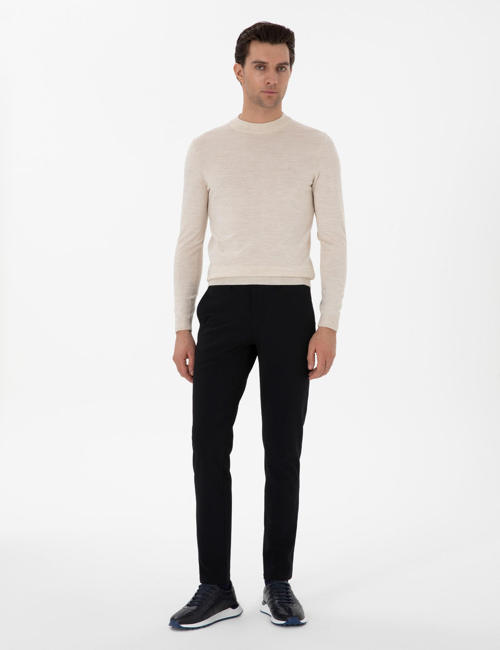 Lacivert Slim Fit Kanvas Pantolon - Cacharel фото 3