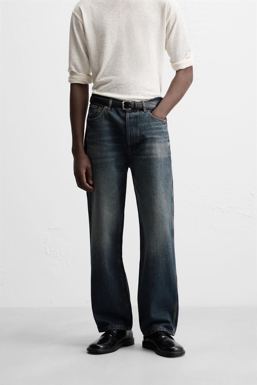RELAXED STRAIGHT-LEG JEANS - Zara фото 19