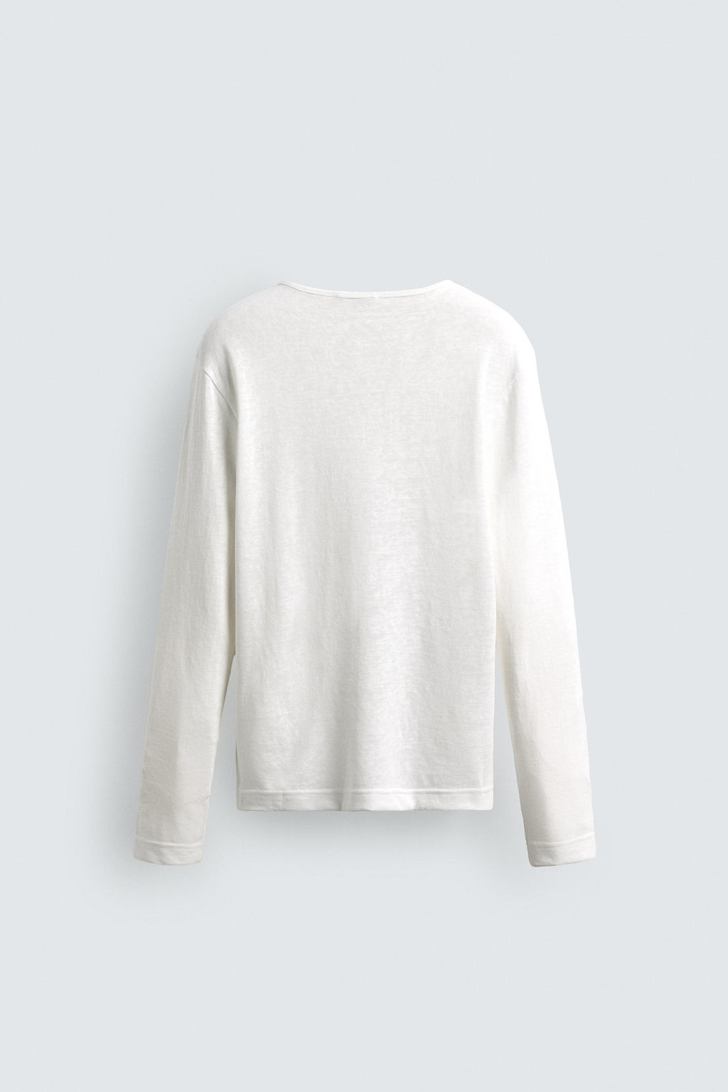 BUTTON NECK T-SHIRT - Zara фото 9