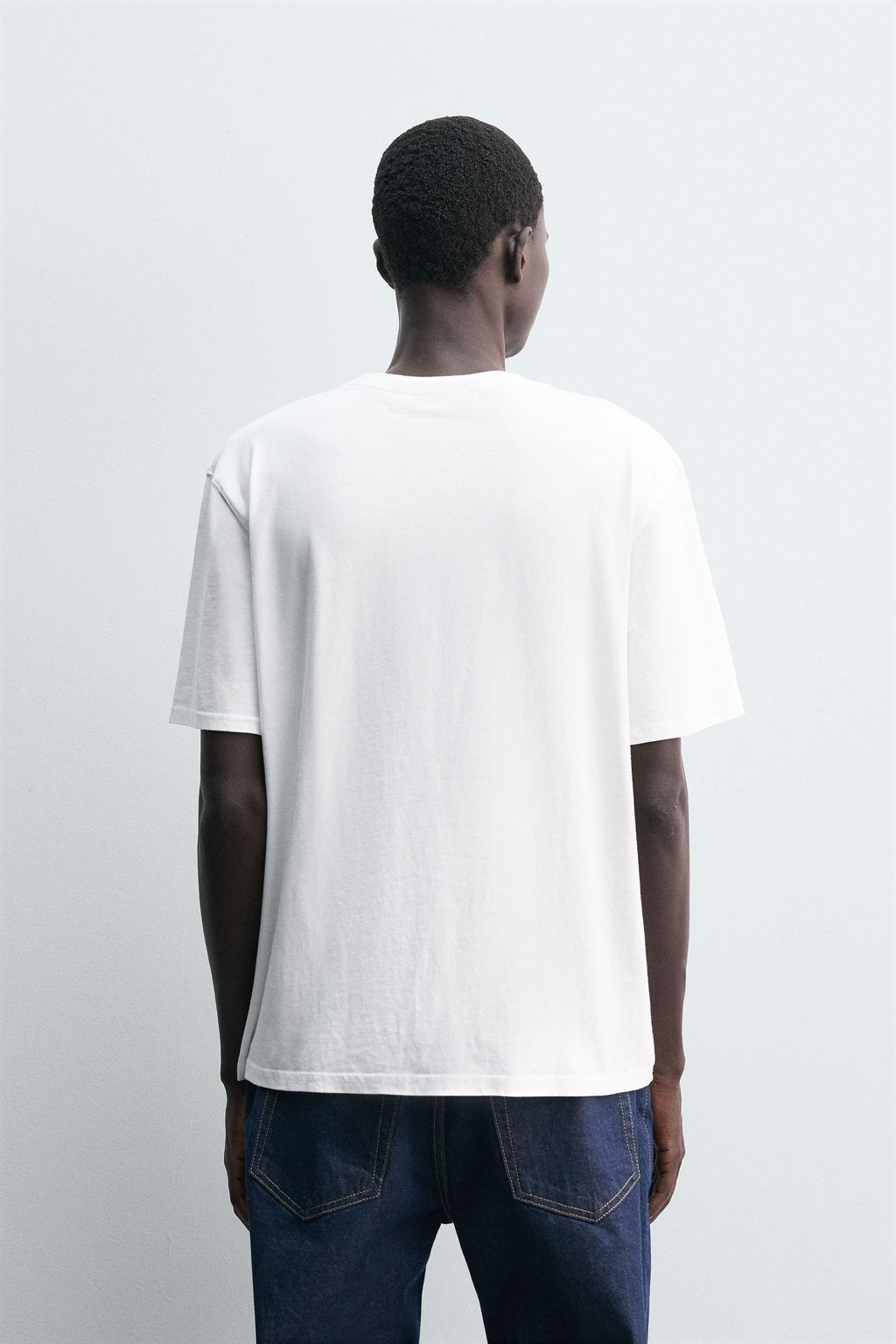REGULAR FIT MEDIUM WEIGHT T-SHIRT - Zara фото 11