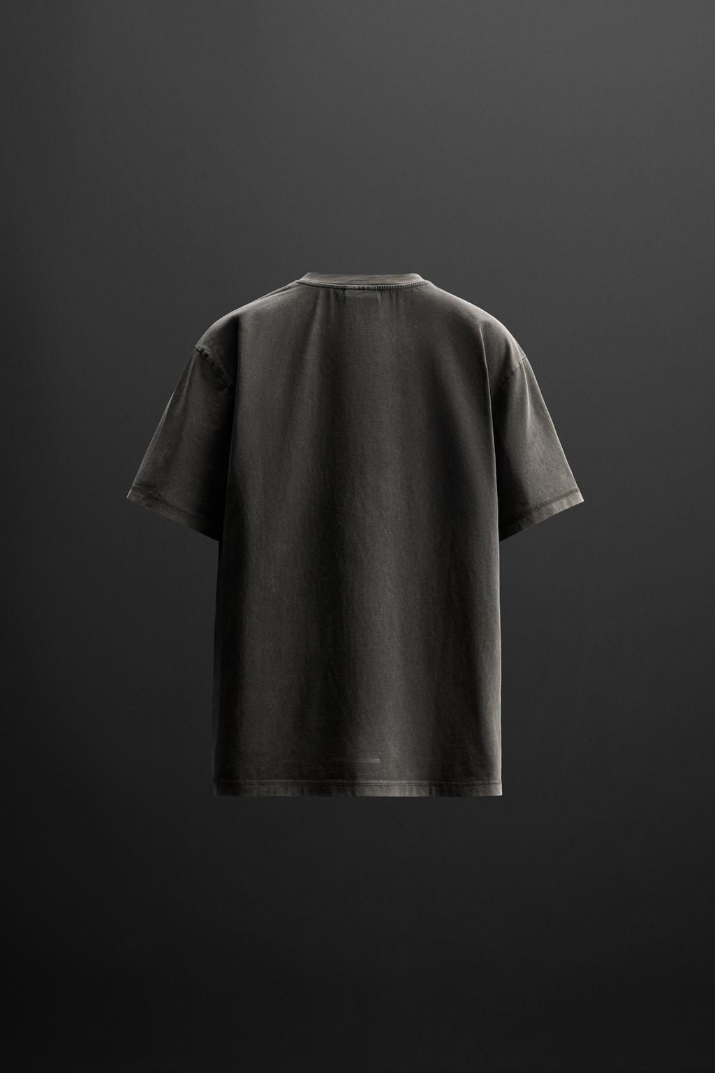 WASHED TRAINING T-SHIRT - Zara фото 16