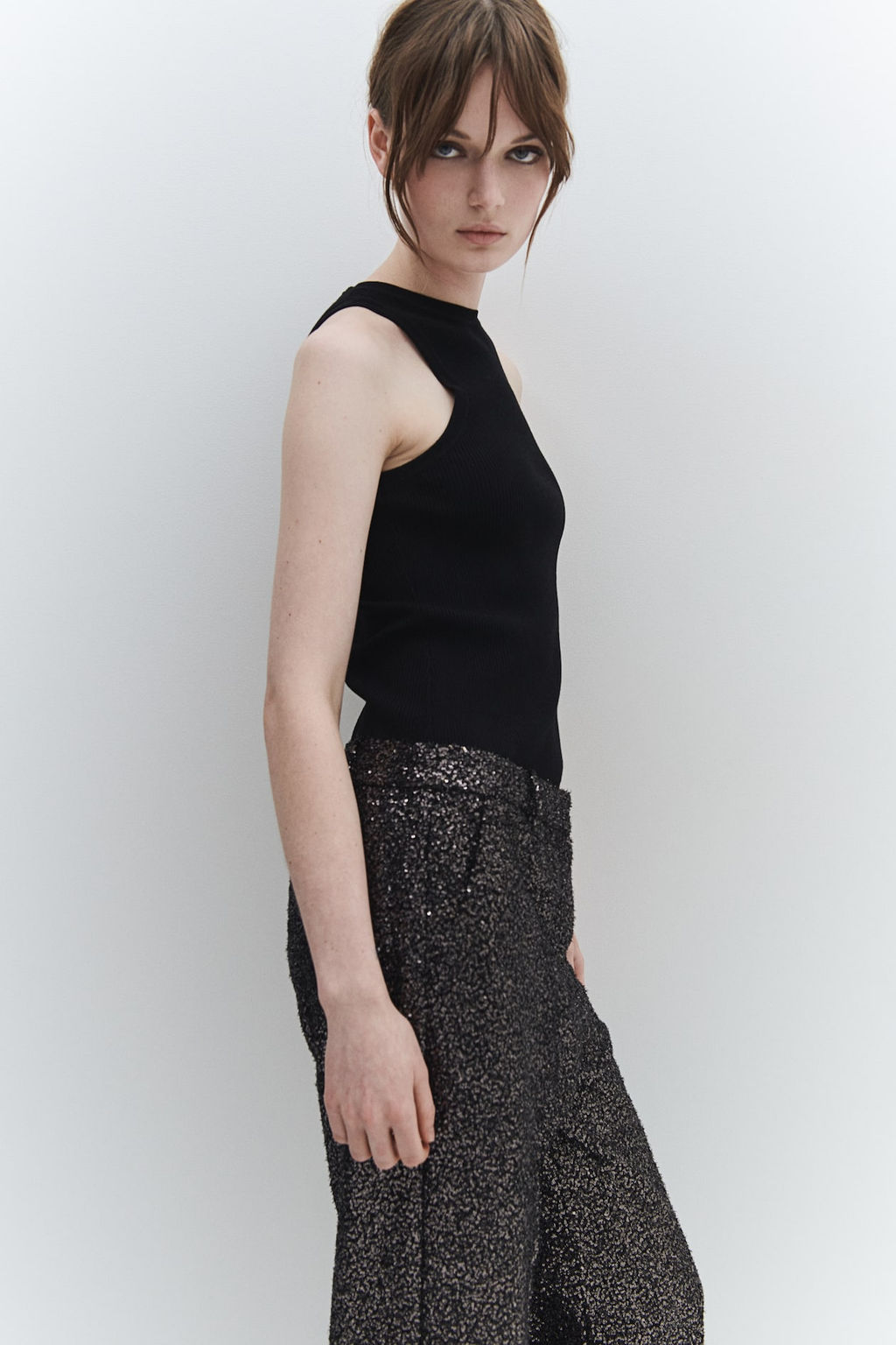 Pantalon recto con detalles decorativos - H&m фото 4