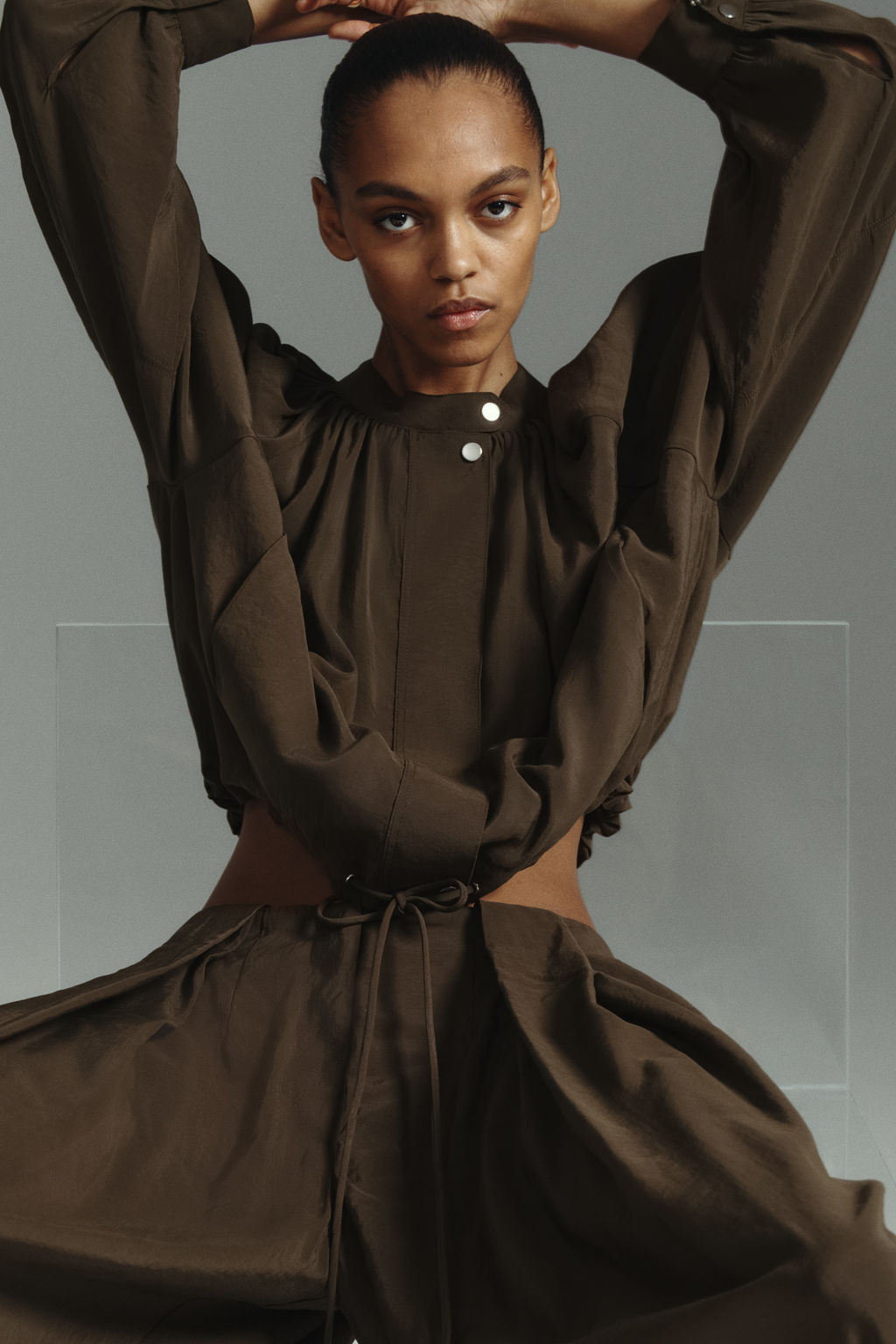 Chaqueta de modal con mangas globo - H&m фото 4