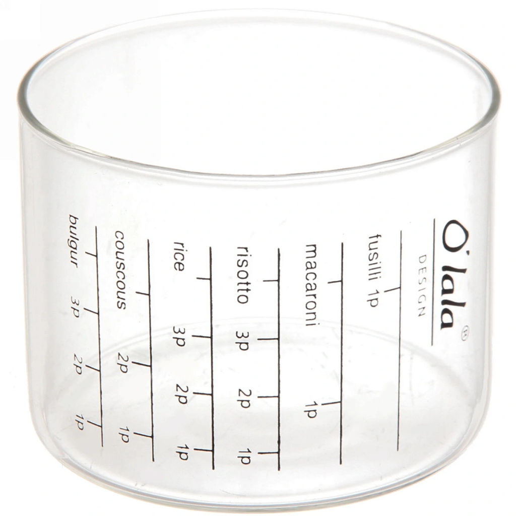 Банка для продуктов стеклянная 850мл "Olala" с мерный стаканом