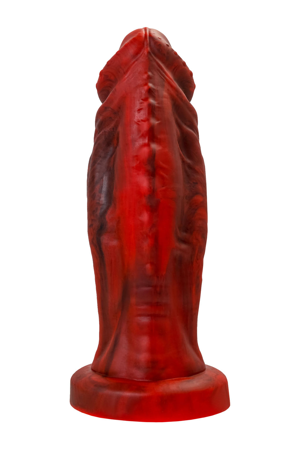 Вибратор Black&Red by Toyfa Monster Saur, силикон, красно-черный, 21,7 см