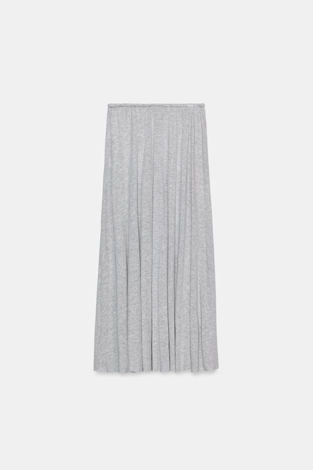 FALDA MIDI FRUNCES / Gris vigor? - Zara фото 6