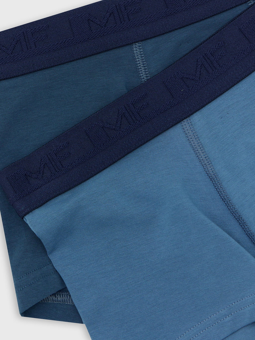 Трусы мужские боксеры мультипак (2 шт.) в сине-серых оттенках ночь +шторм5 411188-2 - Mark formelle фото 7